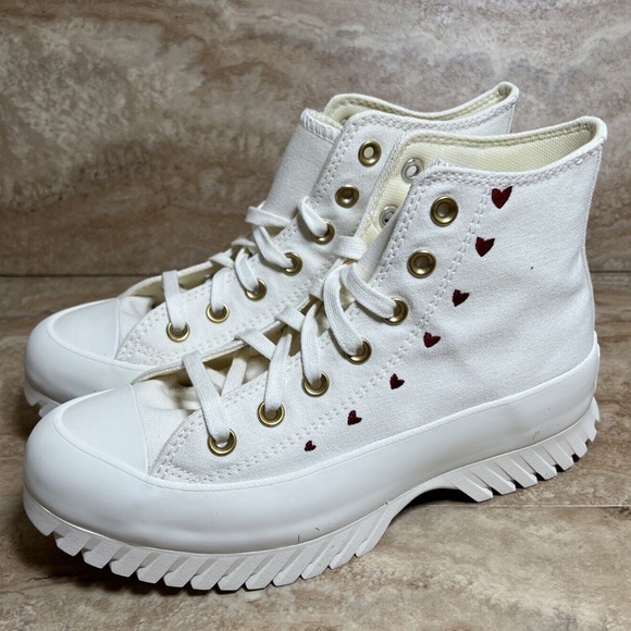 Converse Chuck Taylor All Star Lugged 2.0 Platform High 'Valentine's Day - Picture 1 of 5